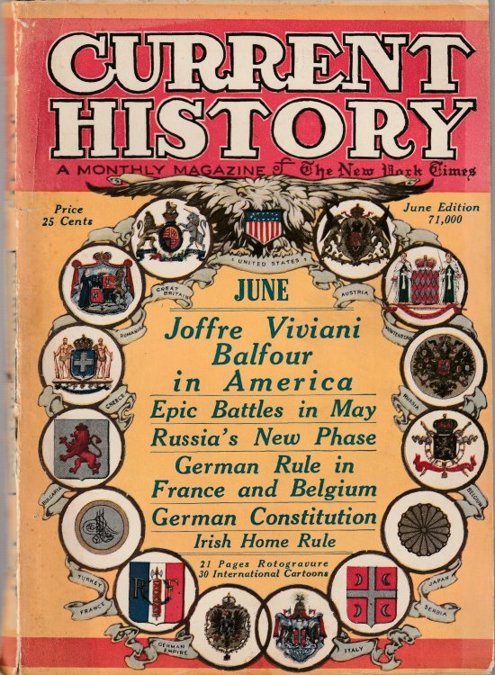 Current History, Vol VI, No. 3, June 1917