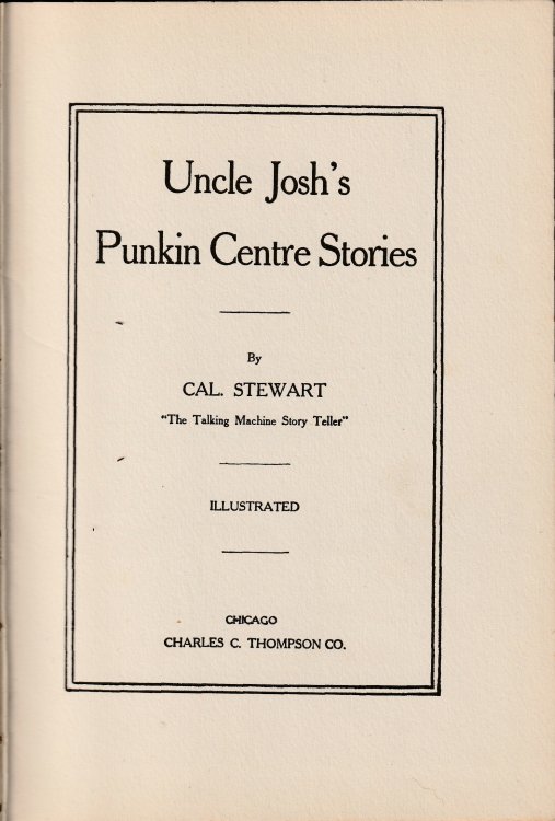 Uncle Josh's Punkin Centre Stories