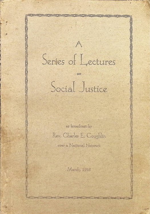 A Series of Lectures on Social Justice