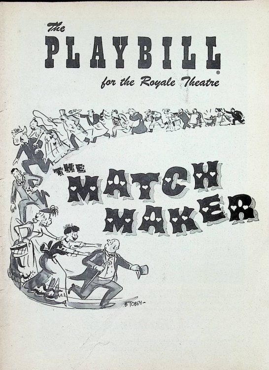 The Matchmaker (Playbill for the Royale Theatre) March 19, 1956