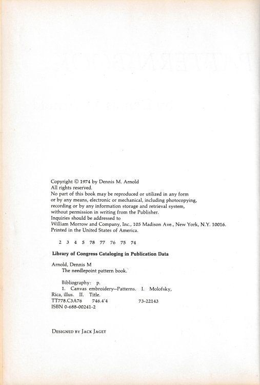 The Needlepoint Pattern Book