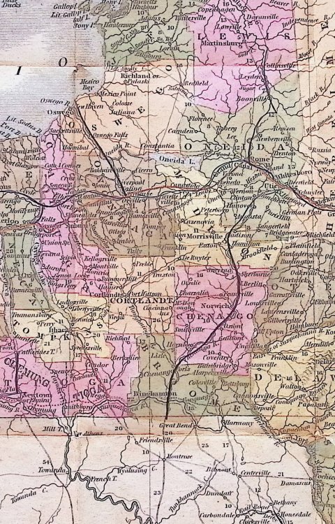 Map of the State of New York