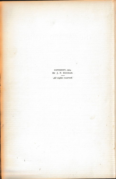 The Sacred Hymns (Gl' Inni Sacri) and The Napoleonic Ode (Il Cinque Maggio) Of Alexander Manzoni: Tr. In English Rhyme With Portrait, Biographical Preface, Historical Introductions, Critical Notes And Appendix Containing The Italian Texts