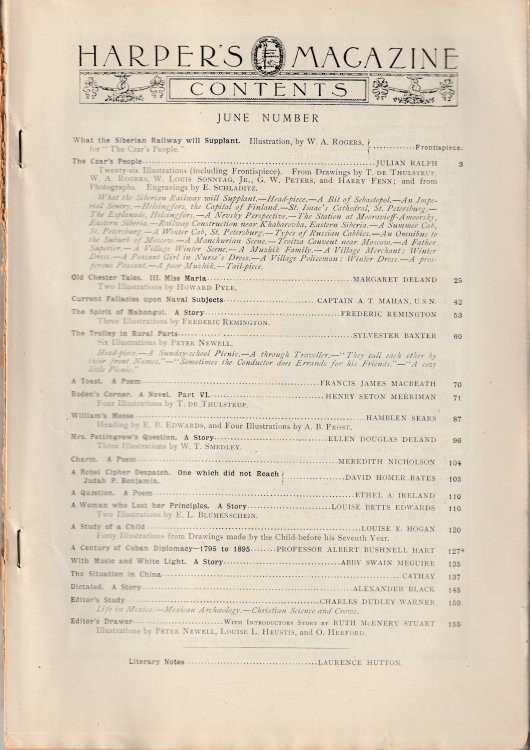 Harper's New Monthly Magazine, No. 577, June 1898