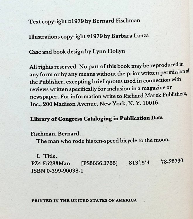 The Man Who Rode His 10-Speed Bicycle To The Moon