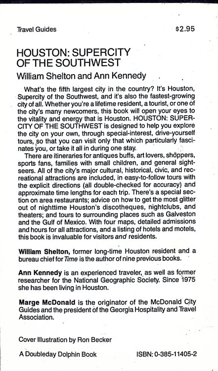 Houston: Supercity of the Southwest (A McDonald City Guide)