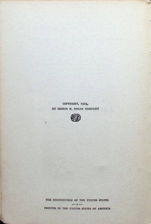 The Constitution of the United States:Yesterday,Today-and Tomorrow