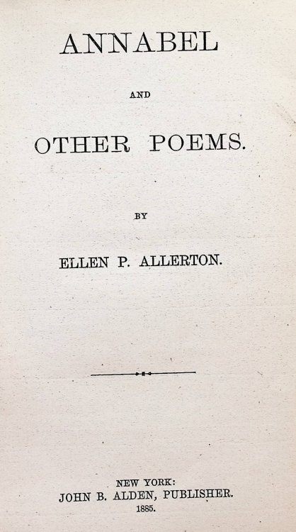 Annabel and Other Poems: Poems of the Prairies