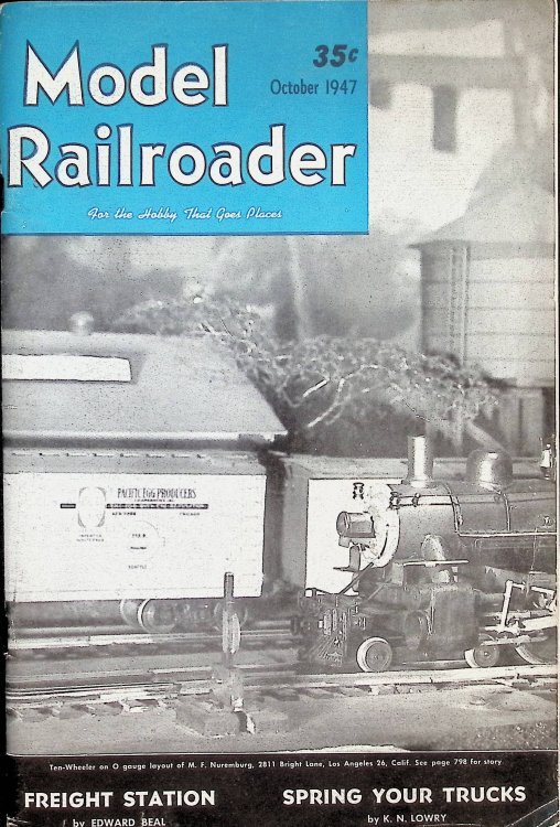 Model Railroader: October 1947 , Volume 14, No. 10