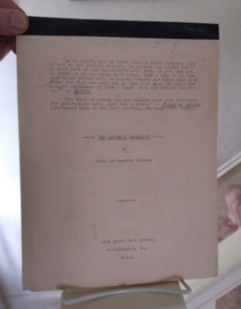 The Lawrence Genealogy