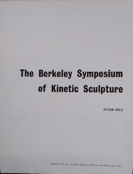 The Berkeley Symposium of Kinetic Sculpture