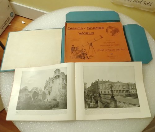 Sights & Scenes of the World, A Series of Magnificent Photographic Views Embracing the World of Nature & Art, a consecutive run of the first 16 booklets of the first series