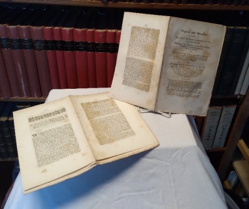 A broadside of early Maryland history, folded thrice and with five resulting contributions thereto: 1) Duplicate instructions for Captain Robert Dennis, Mr. Rich. Bennet, Mr. Tho. Steg and Capt. William Claiborn appointed Commissioners for the reducement of Virginia, and the Inhabitants thereof to t