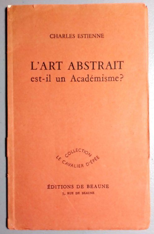 L'Art Abstrait est-il un Academisme