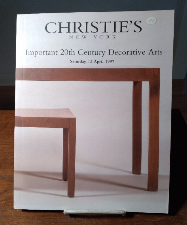 Important 20th Century Decorative Arts, June 1-2, 1997