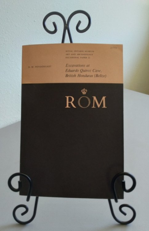 Excavations At Eduardo Quiroz Cave British Honduras (Belize)