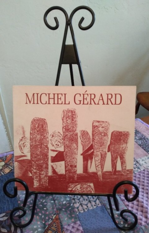 Michel Gerard: Akhta, sculpture en cinq elements acier forge