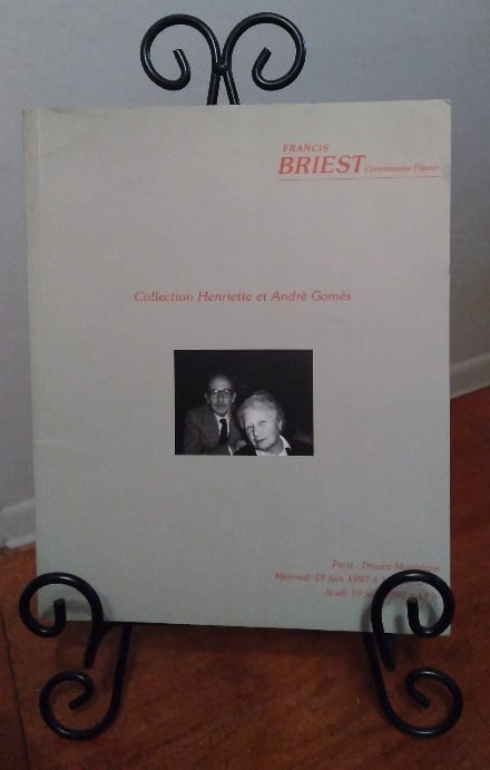 Collection Henriette et Andre Gomes Tableaux modernes La bibliotheque d'Henriette et Andre Gomes