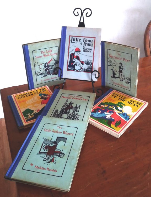 The Little Mexican Donkey Boy; The Little Swiss Wood-Carver; The Wee Scotch Piper; Little Rose of the Mesa; Little Tony of Italy; Carmen of the Golden Coast; The Little Indian Weaver