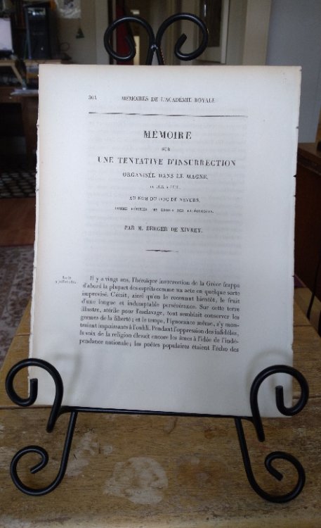 Memoire Sur Une Tentative D'Insurrection Organisee Dans Le Magne, de 1612 a 1619, au Nom du Duc de Nevers Comme Heritier des Droits des Paleologues