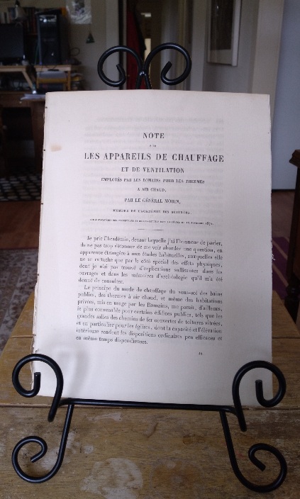 Note sur Les Appareils de Chauffage et de Ventilation Employes par Les Romains Pour Les Thermes a air chaud