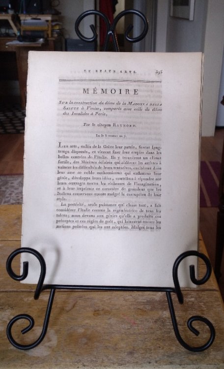 Memoire Sur la Construction du Dome de la Madonna Della Salute a Venise, Comparee avec celle du dome des Invalides a Paris