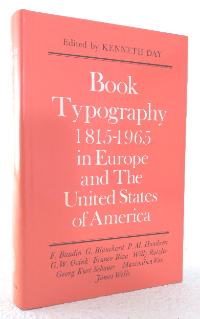 Book Typography 1815-1965 in Europe and the United States of America