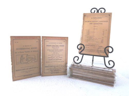 A lot of twenty-seven (27) catalogues from Bernard Quaritch of London