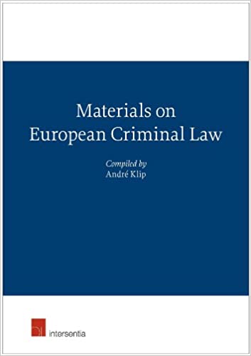 Materials on European Criminal Law