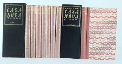 The Memoirs of Jacques Casanova de Seingalt, 1725-1798, complete in eight volumes