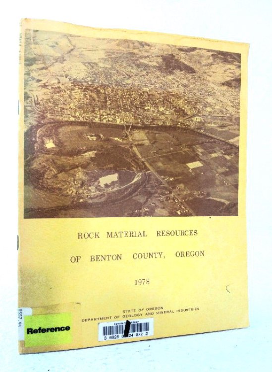 Rock Material Resources of Benton County, Oregon