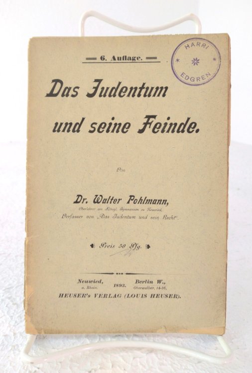 Das Judentum und Seine Feinde