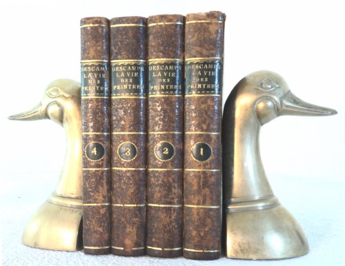 La Vie des Peintres Flamands, Allemands et Hollandois, avec des Portraits Graves en Taille-douce, une Indication de Leurs Principaux Ouvrages, & Des Refelexions sur Leurs Differentes Manieres, Tome I, II, III, IV