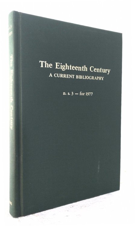 The Eighteenth Century: a current bibliography, N.S. No. 3, 1977
