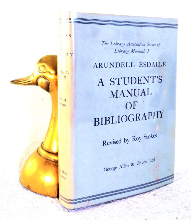 A Student's Manual of Bibliography