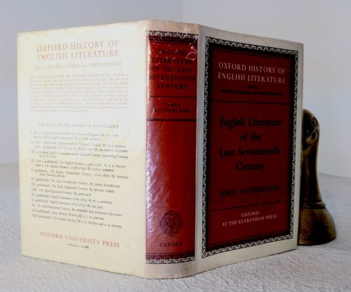 English Literature of the Late Seventeenth Century