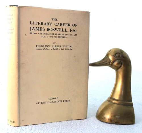 The Literary Career of James Boswell, Esq.