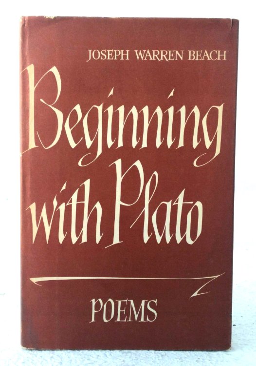 Beginning with Plato. Poems