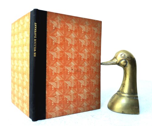 Selected Poems of Sir William Davenant