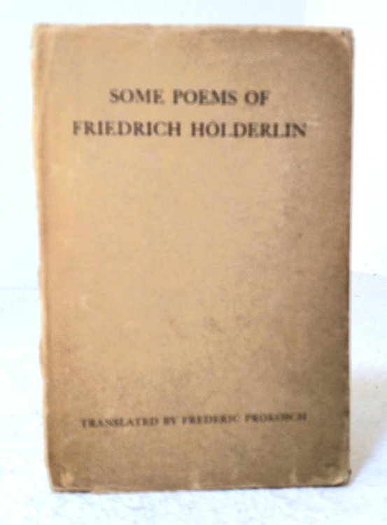 Some Poems of Friedrich Holderlin