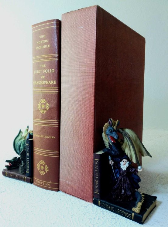 The First Folio of Shakespeare.