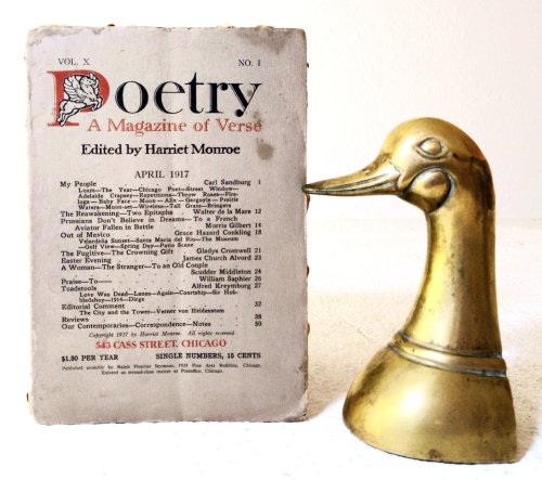 Poetry: a magazine of verse, Volume X, No. 1, April 1917