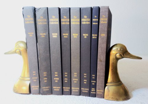 Celebrated Collection of Americana Formed by the Late Thomas Winthrop Streeter Morristown, New Jersey Sold by Order of the Trustees, complete in eight volumes including Index