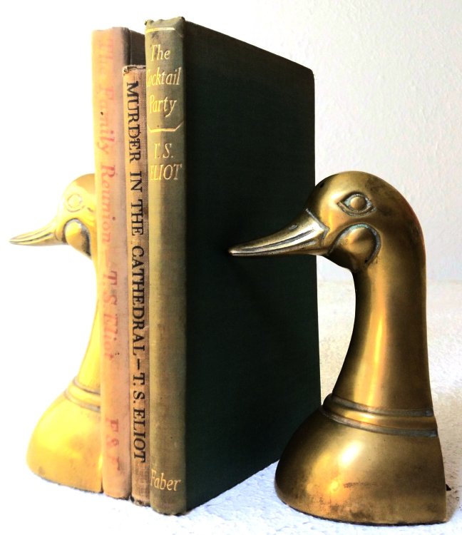 A lot of three T.S. Eliot titles: Murder in the Cathedral; The Cocktail Party; The Family Reunion