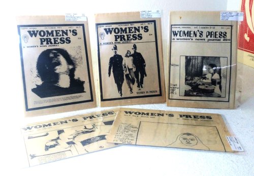 A lot of five (5) issues of Women's Press: a women's news journal