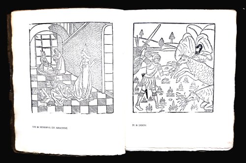 De houtsneden van Mansion's Ovide Moralis / Bruges 1484