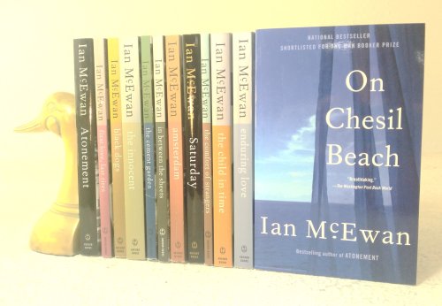 A lot of twelve (12) Ian McEwan mystery novels: On Chesil Beach; Enduring Love; The Child in Time; The Comfort of Strangers; Saturday; Amsterdam; In Between the Sheets; The Cement Garden; The Innocent; Black Dogs; First Love, Last Rites; Atonement
