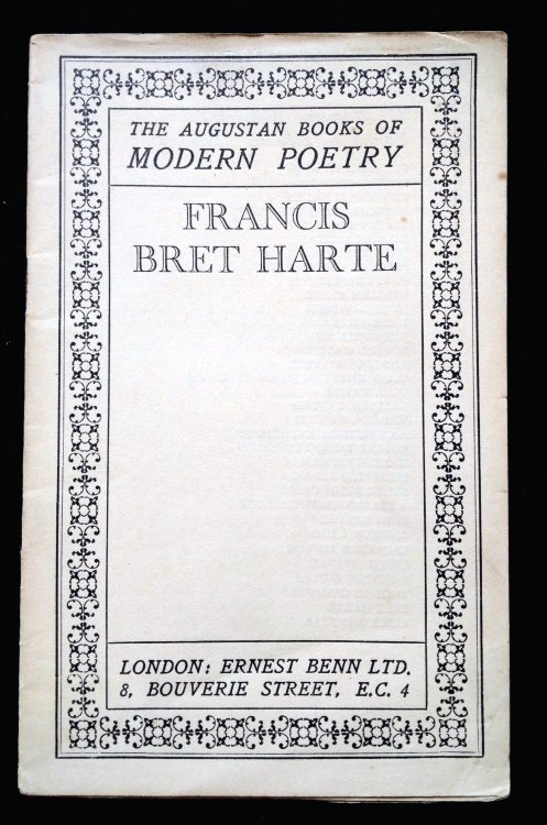 The Augustan Books of Poetry: Francis Bret Harte