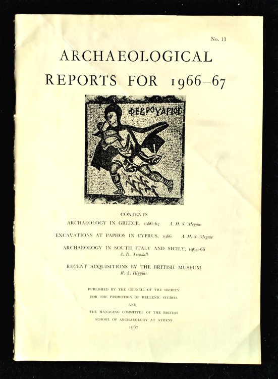 Archaeological Reports for 1966-67