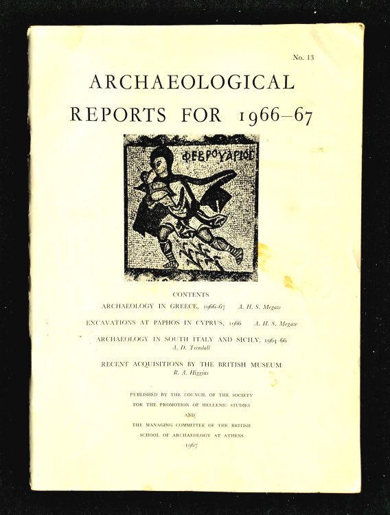 Archaeological Reports for 1966-67, No. 13